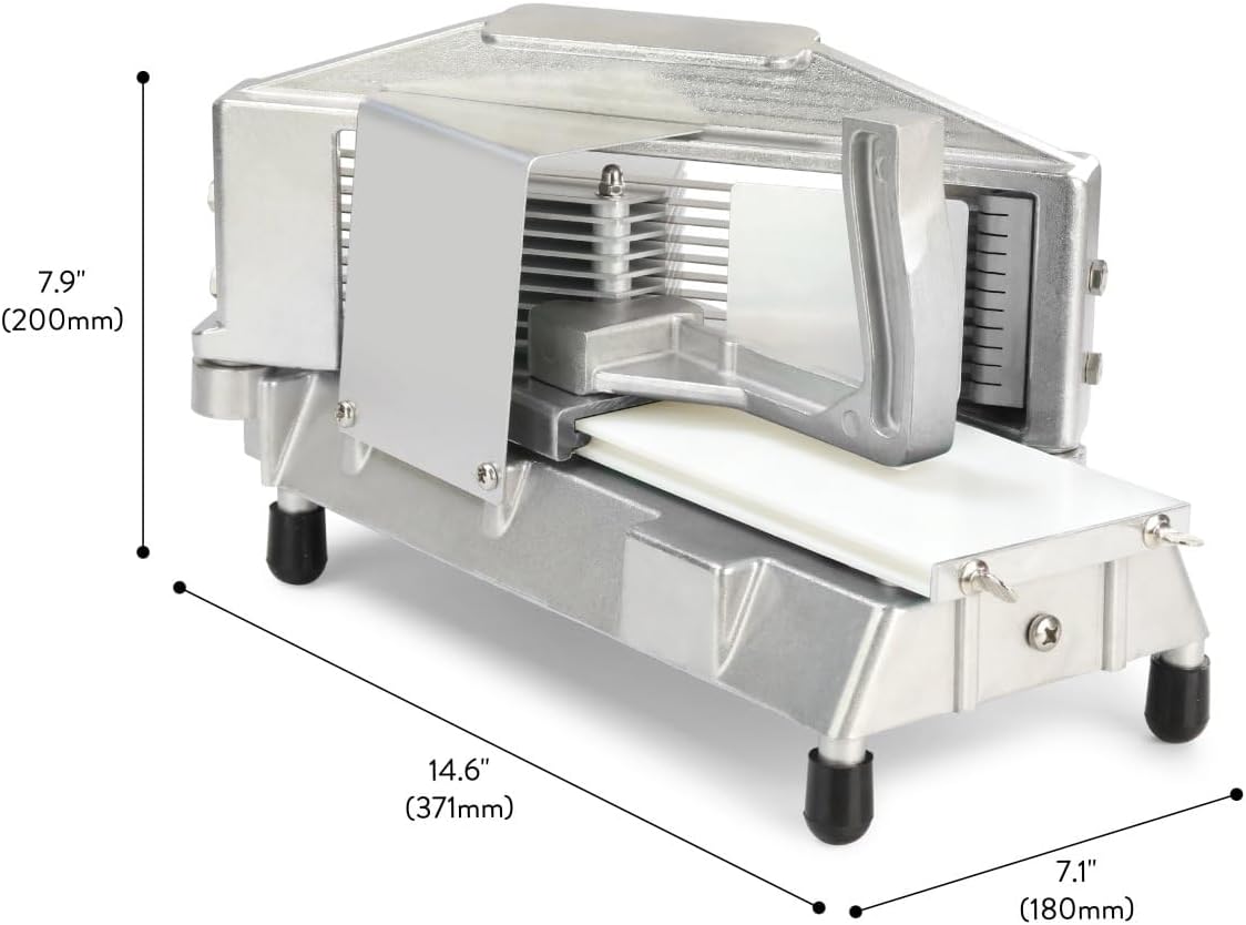Commercial Tomato Slicer, 3/16-Inch, Aluminum Body with Stainless Steel Blades