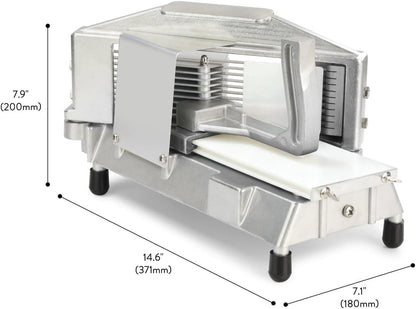 Commercial Tomato Slicer, 3/16-Inch, Aluminum Body with Stainless Steel Blades