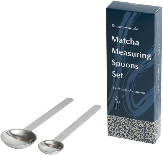 Stainless Steel Measuring Spoon/Scoop Set | 2g (1 teaspoon) and 6g (1 table spoon) Serving Of Matcha Powder