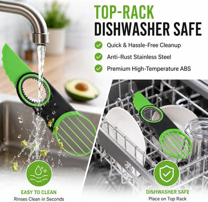 3-in-1 Avocado Slicer Tool