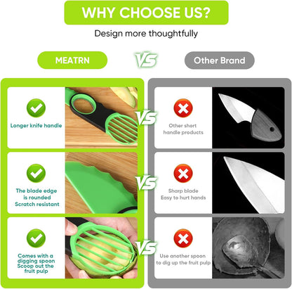 3-in-1 Avocado Slicer Tool