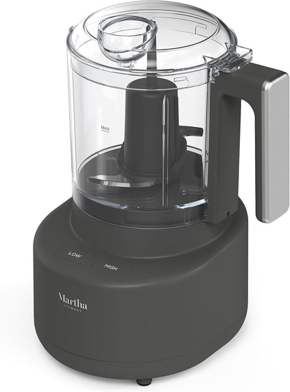 3 Cup Electric Vegetable Chopper & Mini Food Processor, Blue