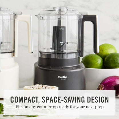 3 Cup Electric Vegetable Chopper & Mini Food Processor, Blue