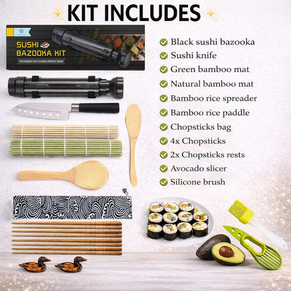 Sushi Making Kit, Complete Sushi Bazooka Set
