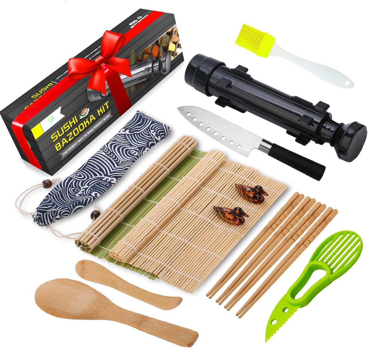 Sushi Making Kit, Complete Sushi Bazooka Set