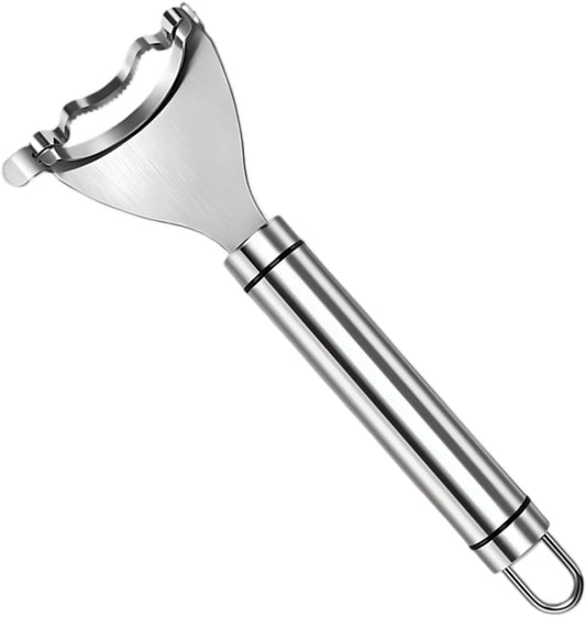 1pc Stainless Steel Corn Kernel Stripper Tool – Manual Corn Peeler & Thresher, Effortless Cob Remover with Sharp Blade, Multipurpose Kitchen Gadget for Home, Restaurant, BBQ, Camping (Silver)