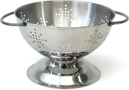 Endurance Kitchen Collection Colander Strainer, Berry, Pierced Stainless Steel