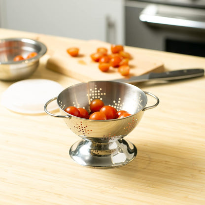 Endurance Kitchen Collection Colander Strainer, Berry, Pierced Stainless Steel