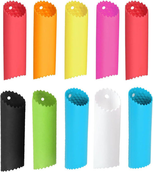 Garlic Peeler Set 10 PCs Silicone Garlic Roller Tube Garlic Peeled Tool | Easy Garlic Peeled Skin Remover Convenient Garlic Peeler Roller