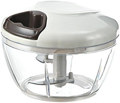 Manual Vegetable Choppers Food Processor, Portable Hand Pull String Garlic Mincer Onion Chopper, Large Capacity for Nuts, Veggies, Ginger, Herbs, etc., 900ml, Food Chopper Kitchen Cooking Tool