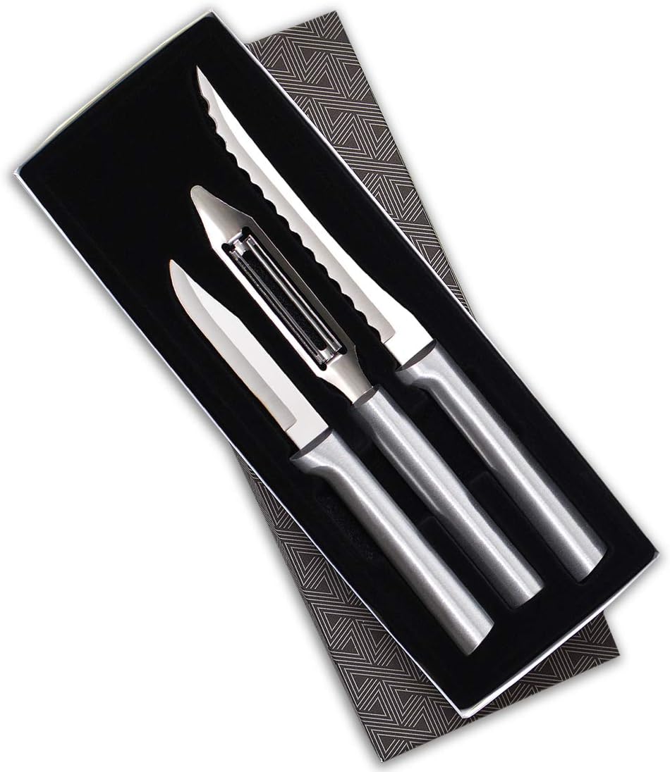 Peel, Pare & Slice Gift Set (S18), Silver