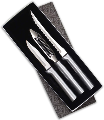 Peel, Pare & Slice Gift Set (S18), Silver