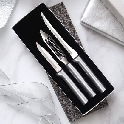 Peel, Pare & Slice Gift Set (S18), Silver