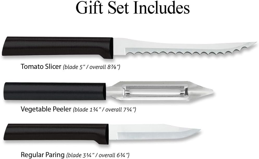 Peel, Pare & Slice Gift Set (S18), Silver