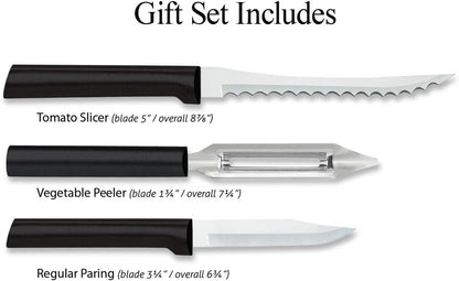 Peel, Pare & Slice Gift Set (S18), Silver