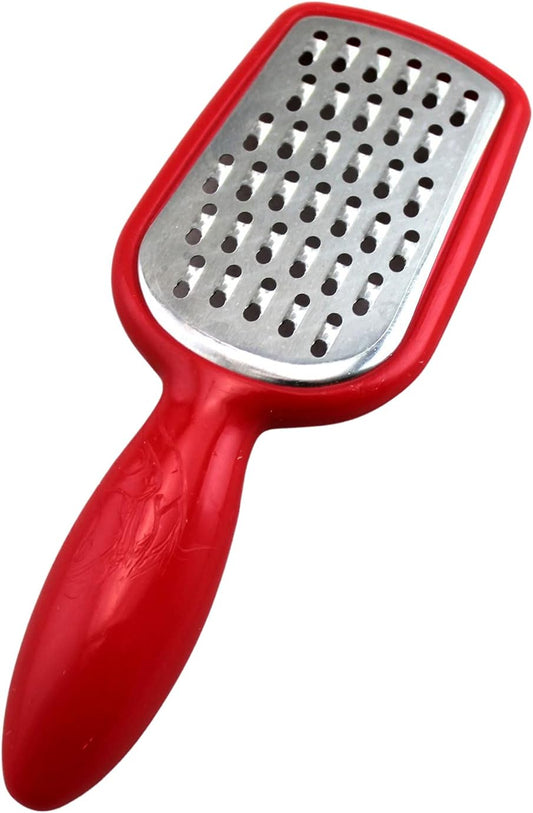 Mini Stainless Steel Grater with BPA-Free Handle – 5-Inch Cheese, Garlic, Nutmeg, Chocolate, Citrus Zester – Compact Handheld Grater for Kitchen, Baking, Cooking