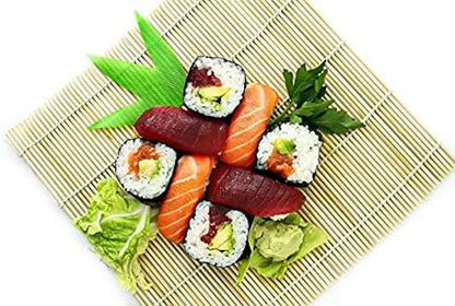 Sushi Making Kit 18 in 1 Sushi Bazooka Roller Set for Beginners with Mats, Sushi Knife, Chopsticks, Spreader, Avocado Slicer, Paddle, Cotton Bag Easy Machine Maker Homemade Kitchen Utensil 9 Tools