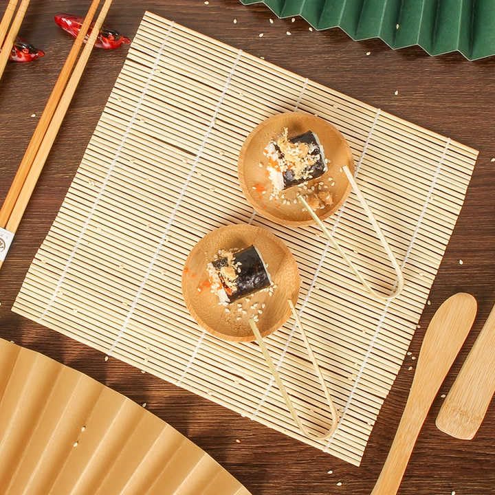 Sushi Making Kit 18 in 1 Sushi Bazooka Roller Set for Beginners with Mats, Sushi Knife, Chopsticks, Spreader, Avocado Slicer, Paddle, Cotton Bag Easy Machine Maker Homemade Kitchen Utensil 9 Tools