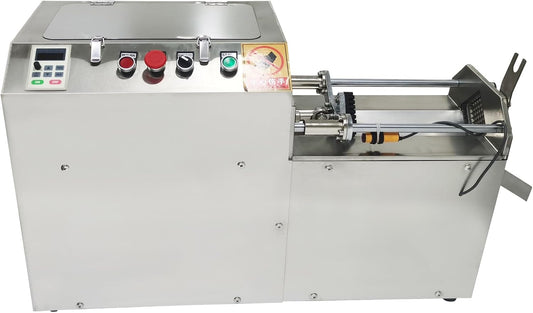 Automatic French Fry Cutter, 110V 1100W Commercial Potato Slicer, Electric Vegetable Strip Pusher with 7/10/15mm Blades & Infrared Safety Sensor, 220-660LBS/H Output for Sweet Carrot Onion