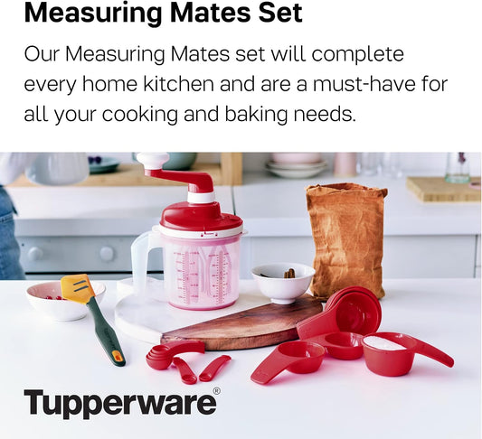 Brand Measuring Mates Set - 6 Measuring Cups + 6 Spoons - Dishwasher Safe & BPA Free