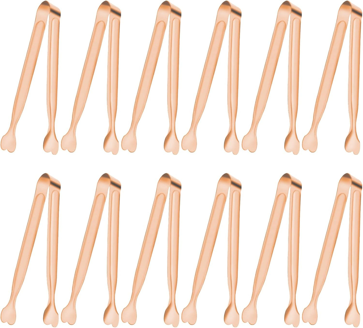 Mini Serving Tongs, 18-Packs Stainless Steel Sugar Tongs, 4.3inch Ice Tongs Kitchen Appetizers Tongs for Coffee Bar, Tea Party, Desserts Party, Sugar and Ice Bucket