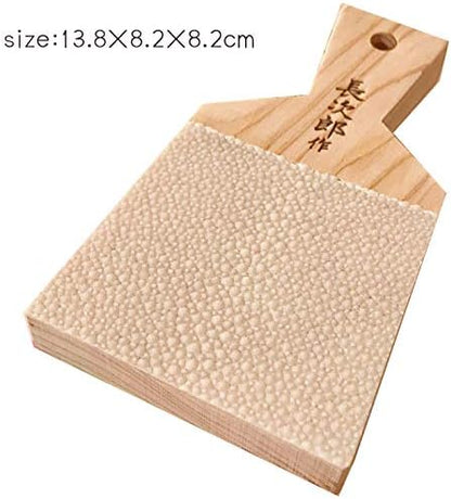 Wasabi Ginger Japanease Grater Chojiro Medium Convenient Brush Set, Gift Box