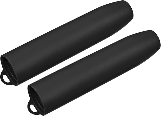 Silicone Garlic Peeler Tube, 2Pcs Garlic Roller Peeling Tube Garlic Cloves Skin Remover for Useful Kitchen Tools, Black