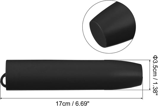 Silicone Garlic Peeler Tube, 2Pcs Garlic Roller Peeling Tube Garlic Cloves Skin Remover for Useful Kitchen Tools, Black