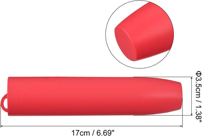 Silicone Garlic Peeler Tube, 2Pcs Garlic Roller Peeling Tube Garlic Cloves Skin Remover for Useful Kitchen Tools, Black