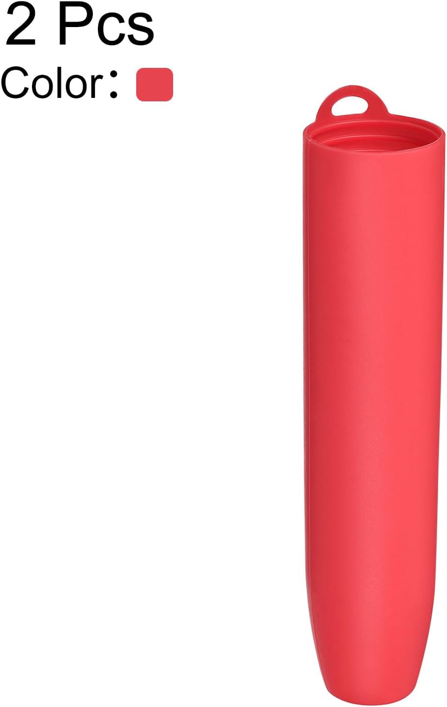 Silicone Garlic Peeler Tube, 2Pcs Garlic Roller Peeling Tube Garlic Cloves Skin Remover for Useful Kitchen Tools, Black