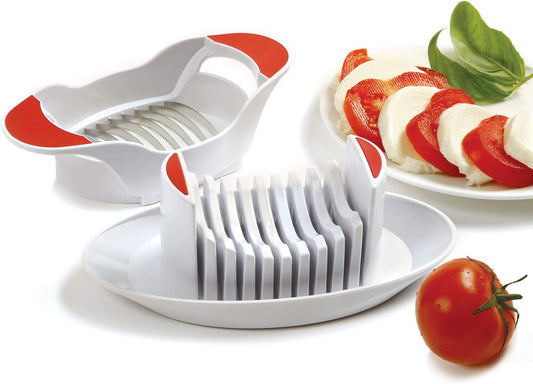 Tomato and Soft Cheese Slicer White 8" x 4.5" x 3"