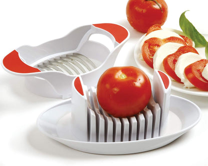 Tomato and Soft Cheese Slicer White 8" x 4.5" x 3"