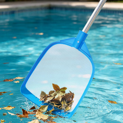 Pool Skimmer Hot Tub Skimmer Spa Net with 12'' Aluminum Pole Ultra Fine Mesh Pool Net Accessories Leaf Skimmer for Small Pools Fine Debris