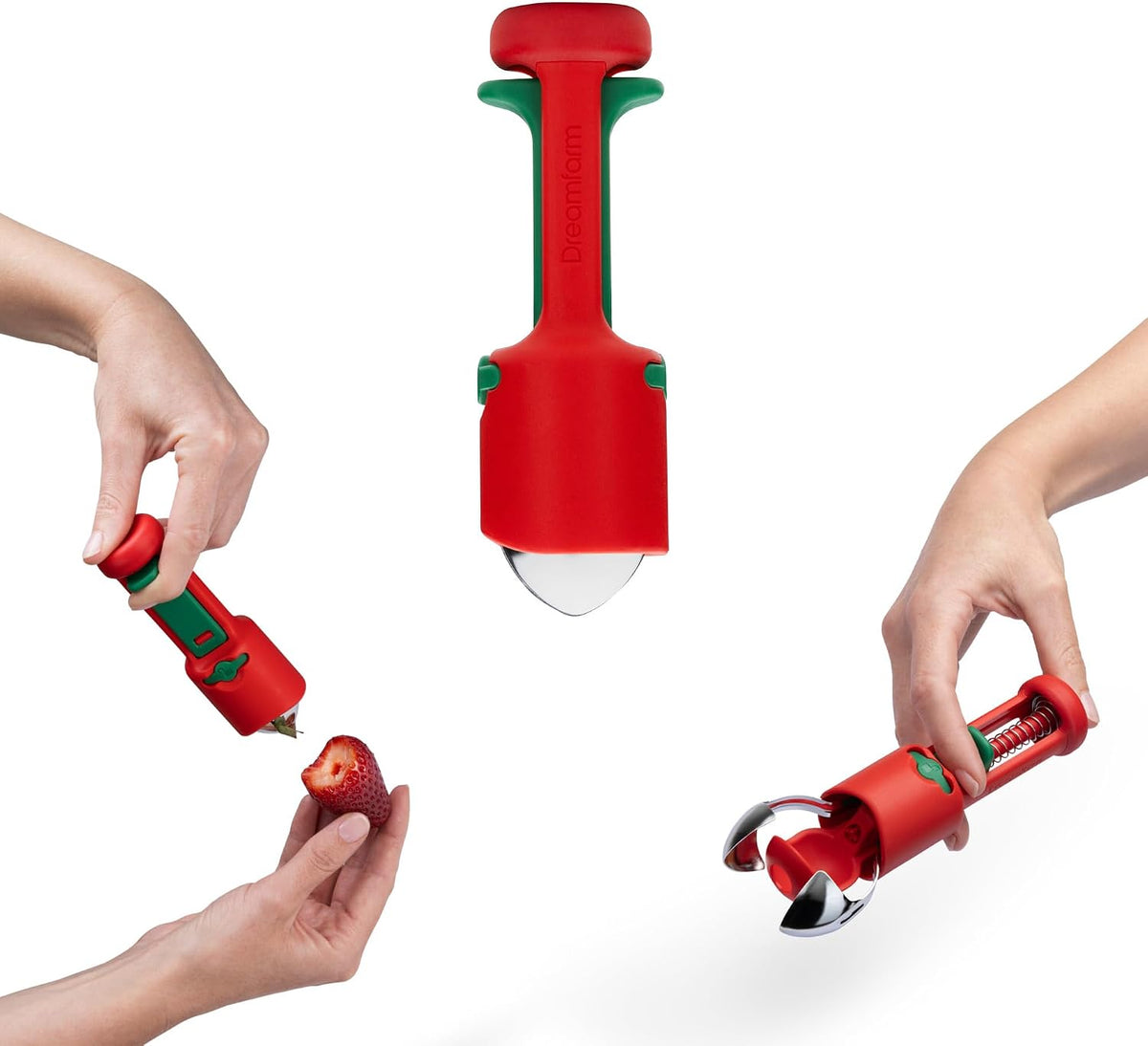 Hullapit 2-in-1 Cherry Pitter & Strawberry Huller Berry Tool