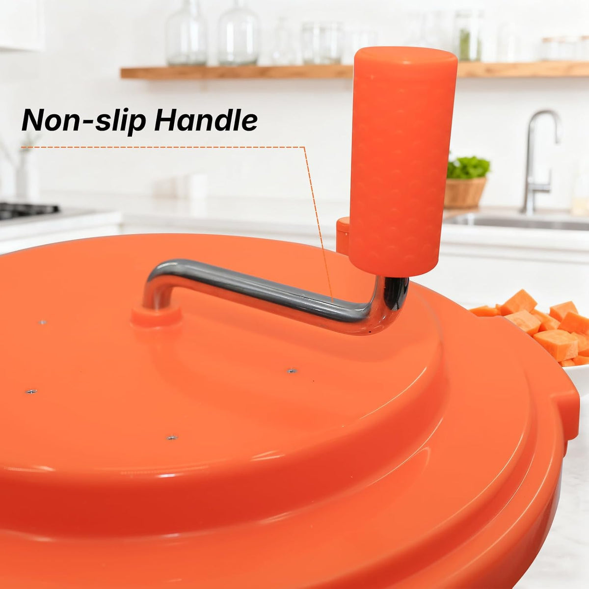Hakka Restaurant Salad Spinner, 5 Gal/20 Qt Commercial Salad Spinner Large & Lettuce Dryer for Vegetable Friuts