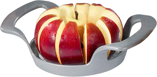 Apple Slicer, Cuts 10 Even Slices, Easy to use Apple Corer Made of Coated Aluminum and Stainless Steel Blades Save time multiple slices at once Good for your Healthy Snacks
