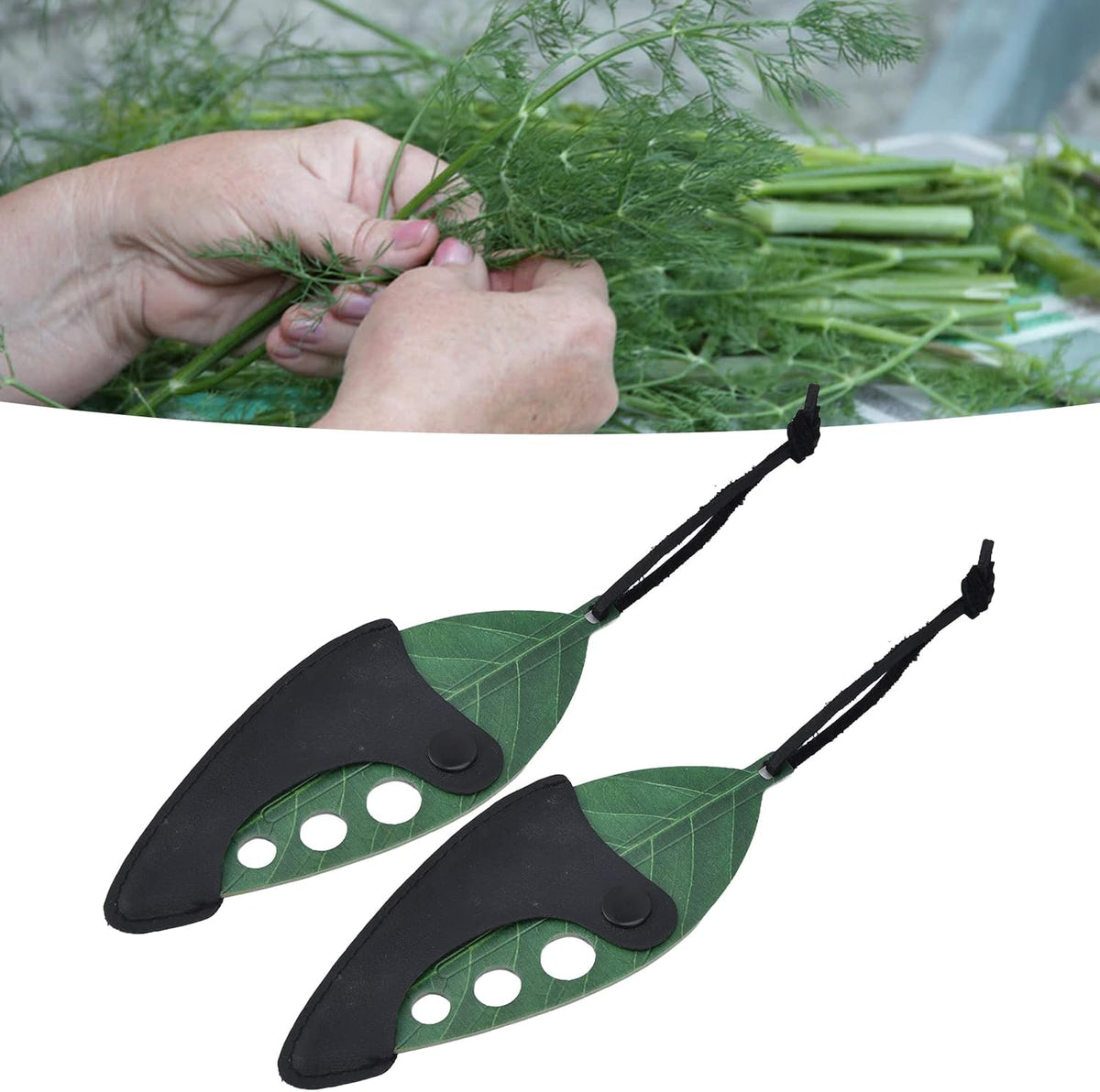 Herb Stripper Tool Stainless Steel, 9 Holes Herb Leaf Zipper Leaf Herb Stripper with 9 holes Leaf Remover Kale stripper Kitchen Tool for Chard Collard Greens Thyme and Rosemary