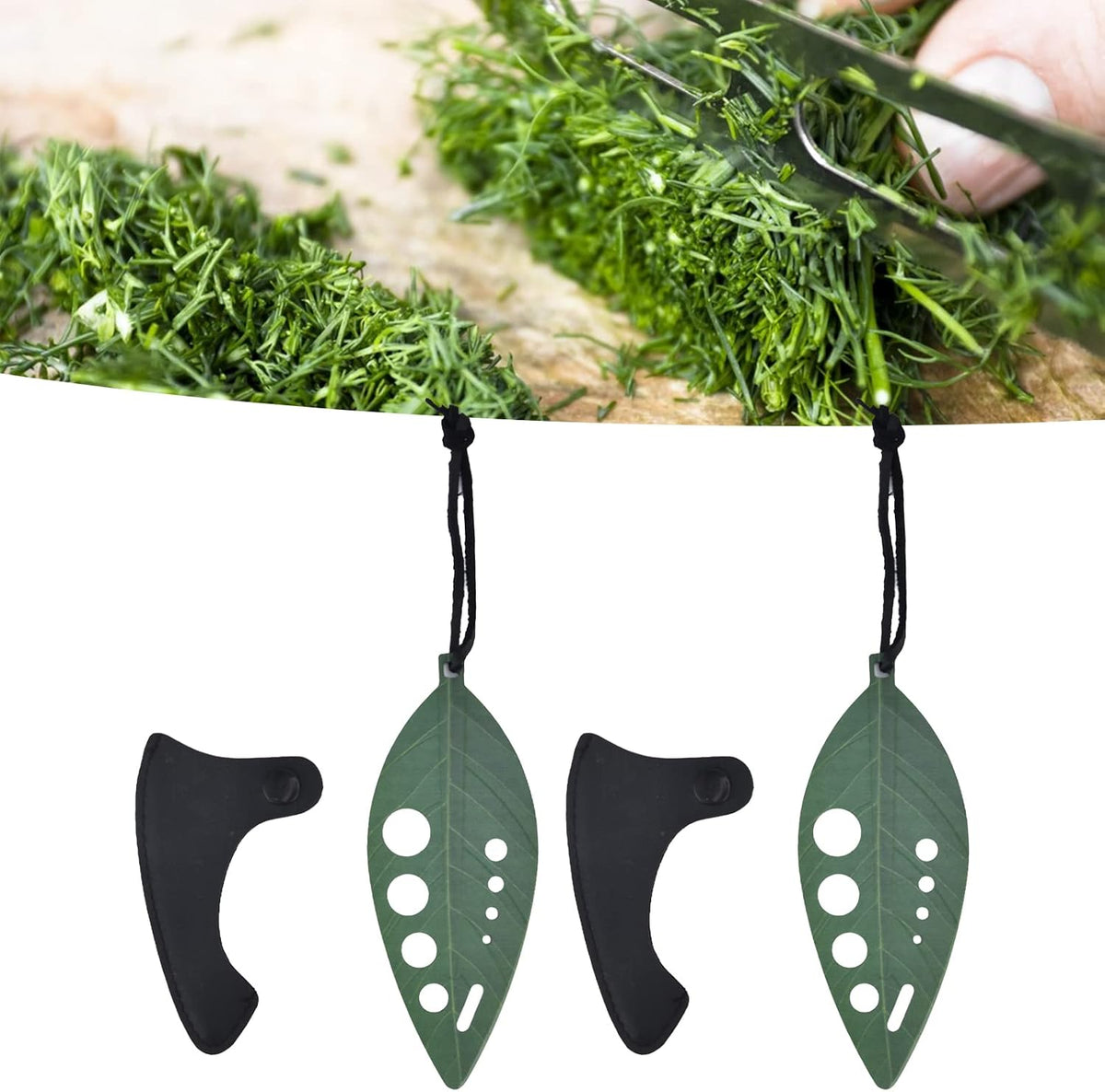Herb Stripper Tool Stainless Steel, 9 Holes Herb Leaf Zipper Leaf Herb Stripper with 9 holes Leaf Remover Kale stripper Kitchen Tool for Chard Collard Greens Thyme and Rosemary