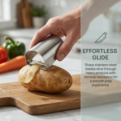 Vegetable Peeler Julienne Slicer, Stainless Steel Apple Slicer, Multi-Function Kitchen Tool For Carrots Potatoes Melons, Ergonomic Grip, Great Kitchen Gadget