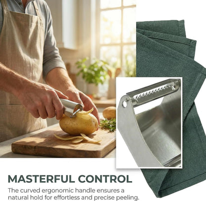 Vegetable Peeler Julienne Slicer, Stainless Steel Apple Slicer, Multi-Function Kitchen Tool For Carrots Potatoes Melons, Ergonomic Grip, Great Kitchen Gadget