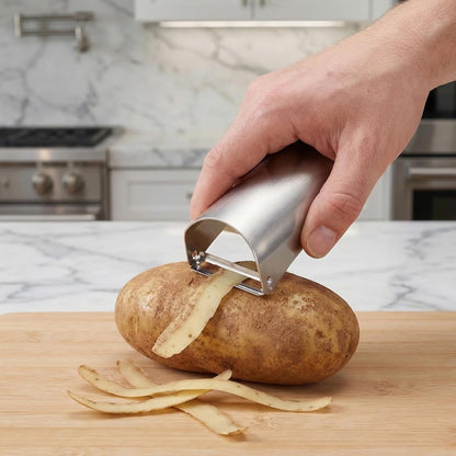 Vegetable Peeler Julienne Slicer, Stainless Steel Apple Slicer, Multi-Function Kitchen Tool For Carrots Potatoes Melons, Ergonomic Grip, Great Kitchen Gadget