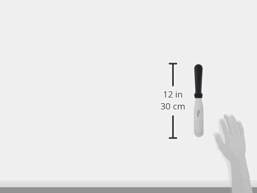 Ultra Straight Spatula with 6 by 1.5-Inch Stainless Steel Blade, Plastic Handle, Dishwasher Safe, Silver