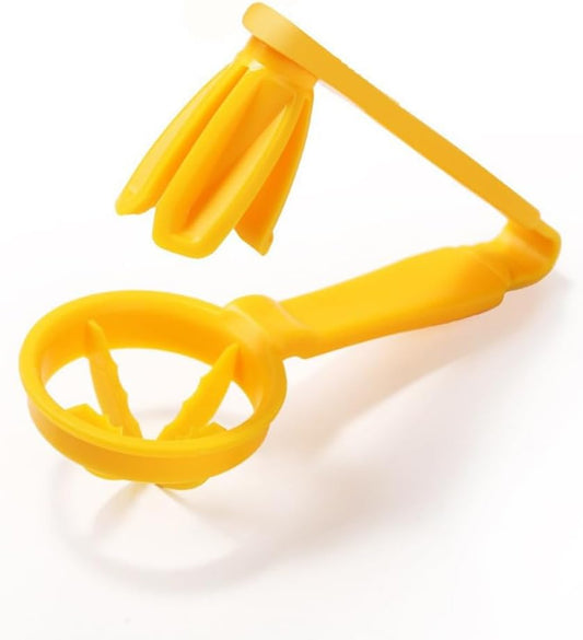 Little Tomato Slicer - Cherry & Strawberry Slicer, Kitchen Gadget (Yellow)