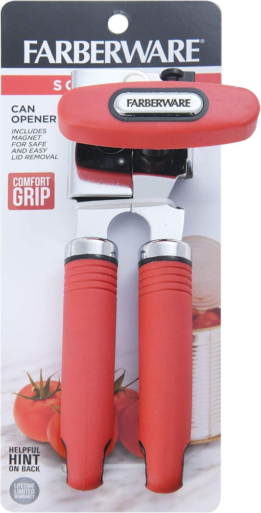 Soft Grips Can Bottle Opener, One Size, Red/Black