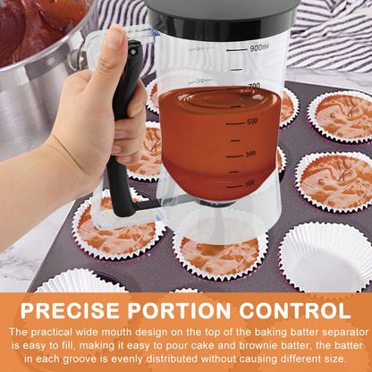 4 Cup Pancake Cupcake Batter Dispense with Measuring Label