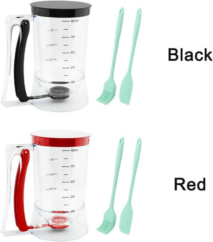 4 Cup Pancake Cupcake Batter Dispense with Measuring Label