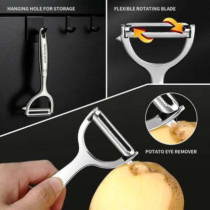 Ultra Sharp Potato Peelers for Kitchen Vegetable Peeler