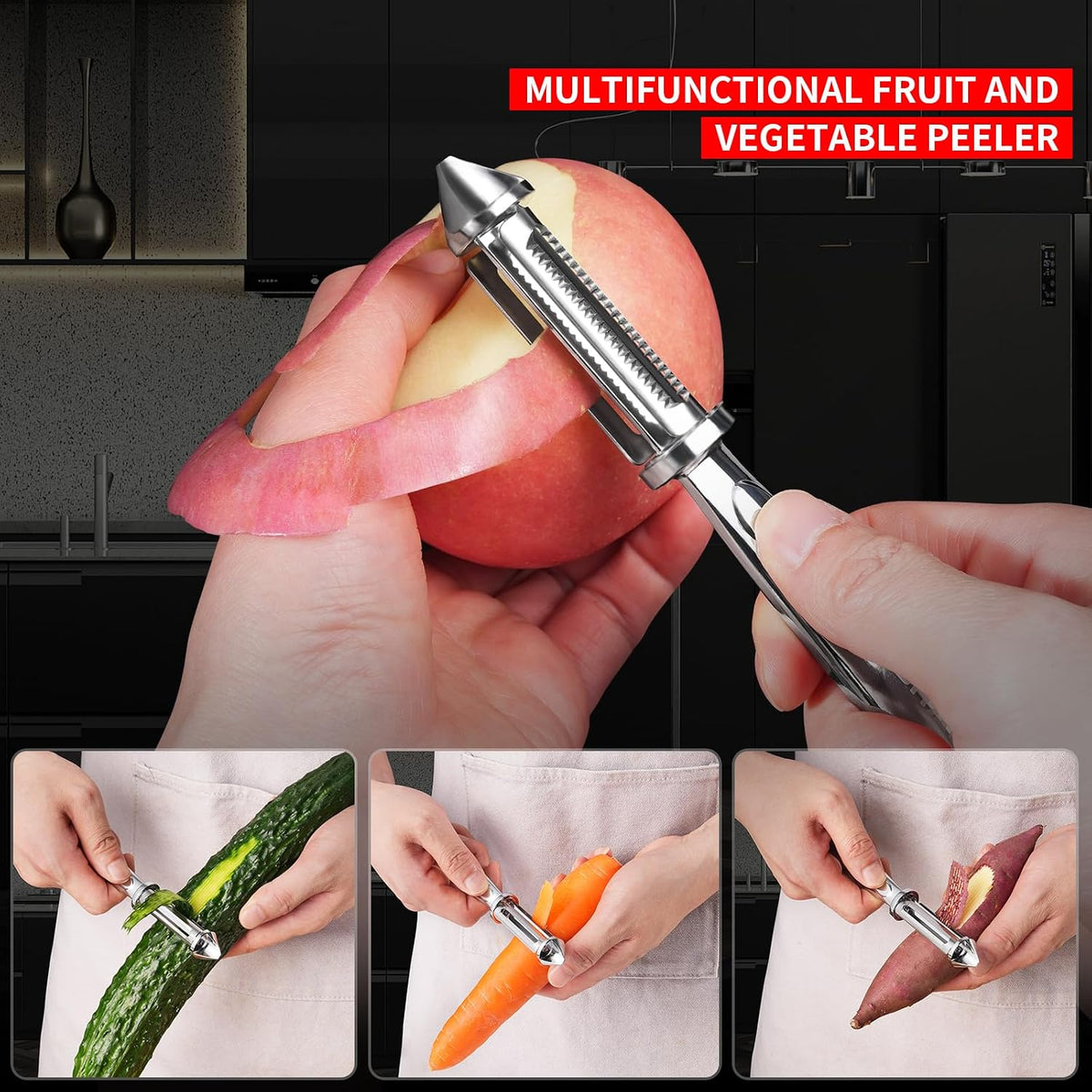 Ultra Sharp Potato Peelers for Kitchen Vegetable Peeler