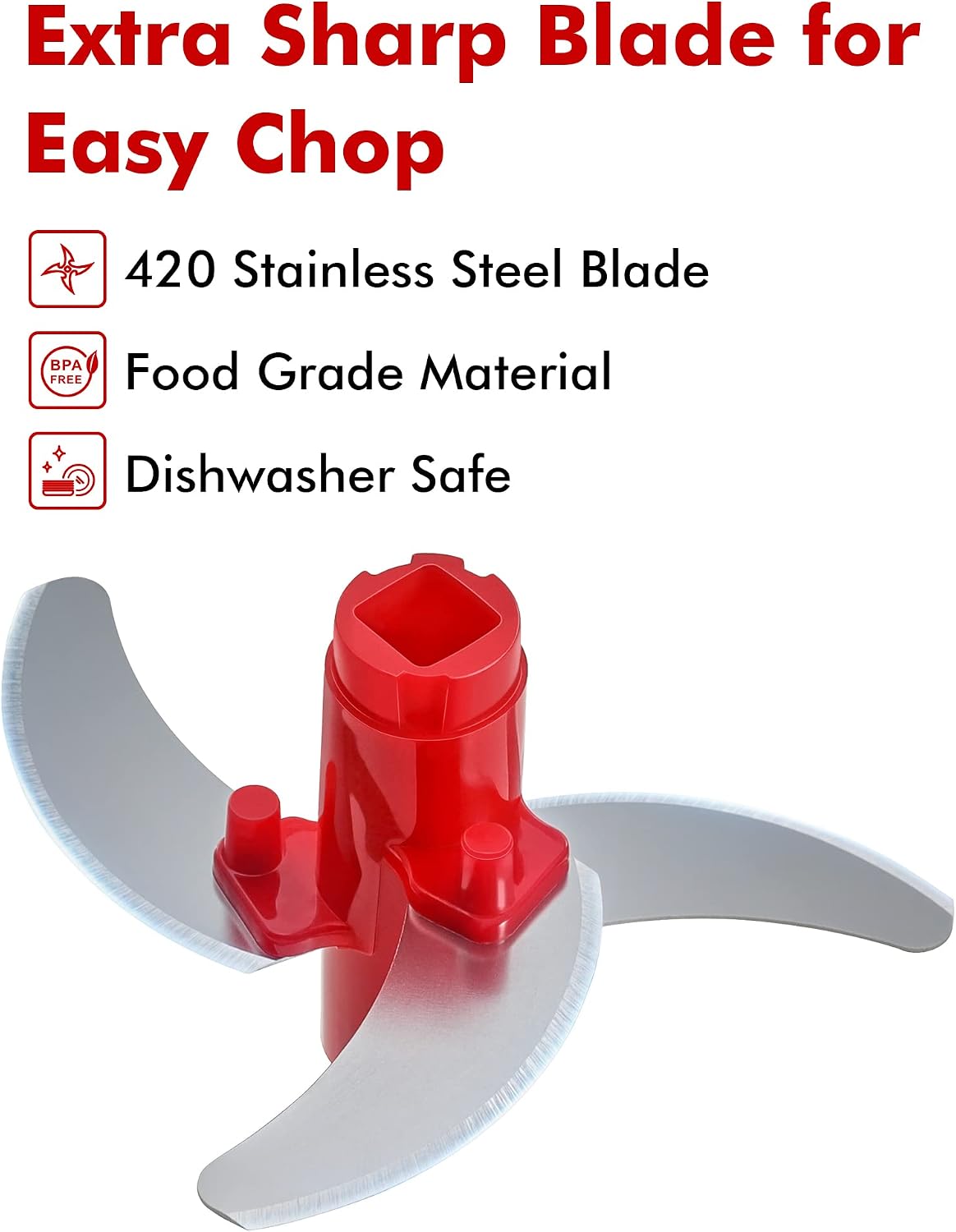 Food Chopper, Vegetable Chopper, Pull String Onion Chopper Dicer, 800ML