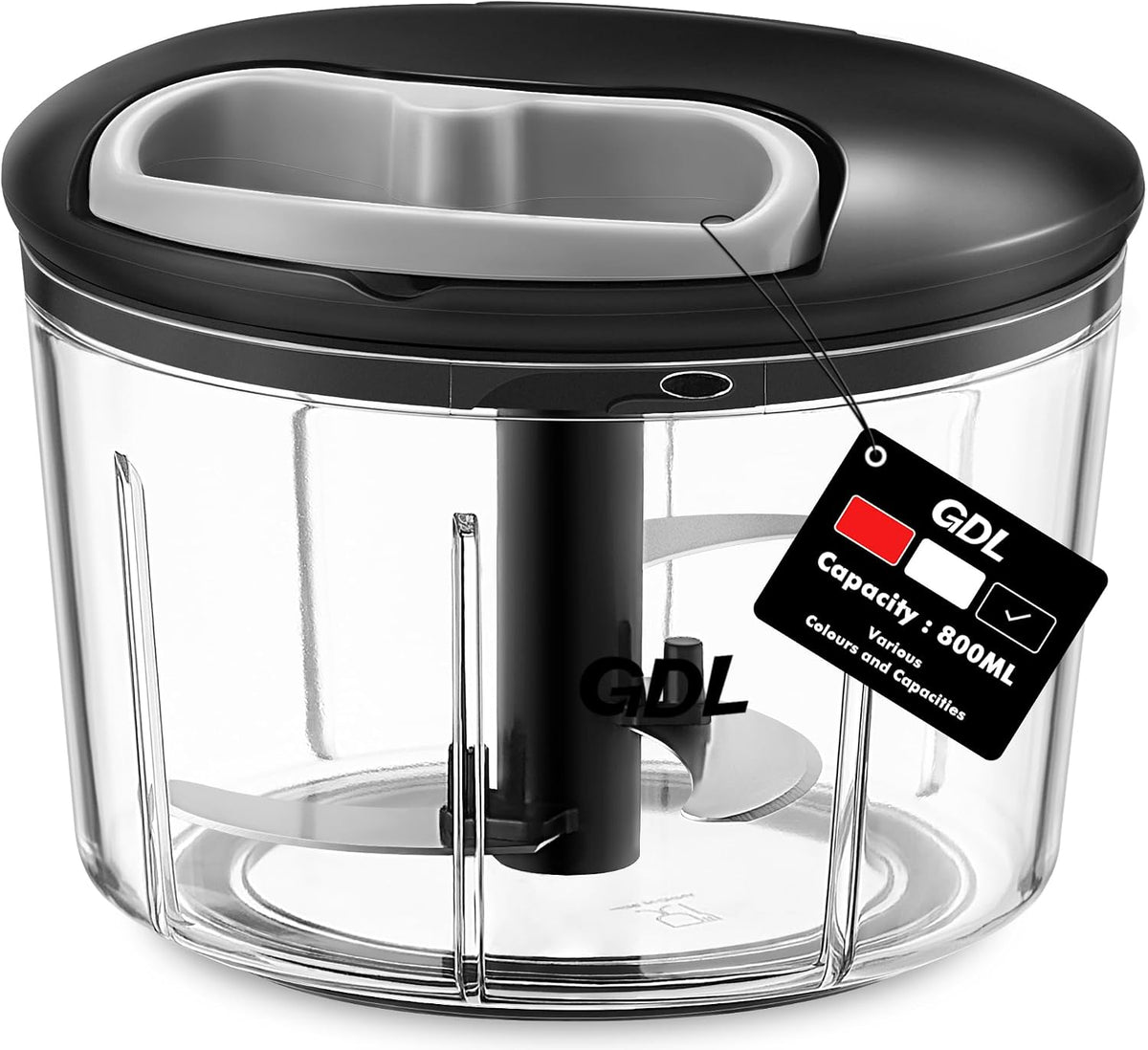 Food Chopper, Vegetable Chopper, Pull String Onion Chopper Dicer, 800ML